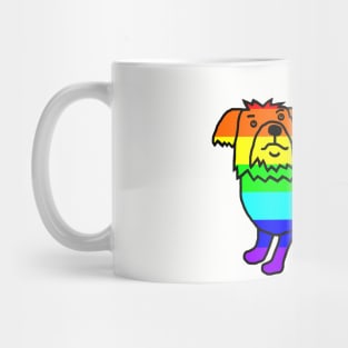 Cute Rainbow Dog Mug